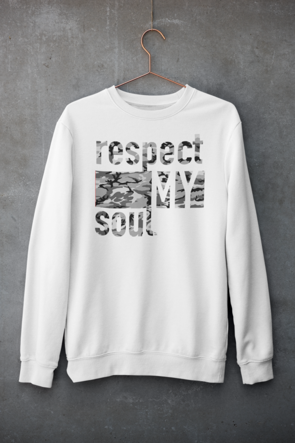 Respect My Soul Camo Logo Sweatshirt - Image 2